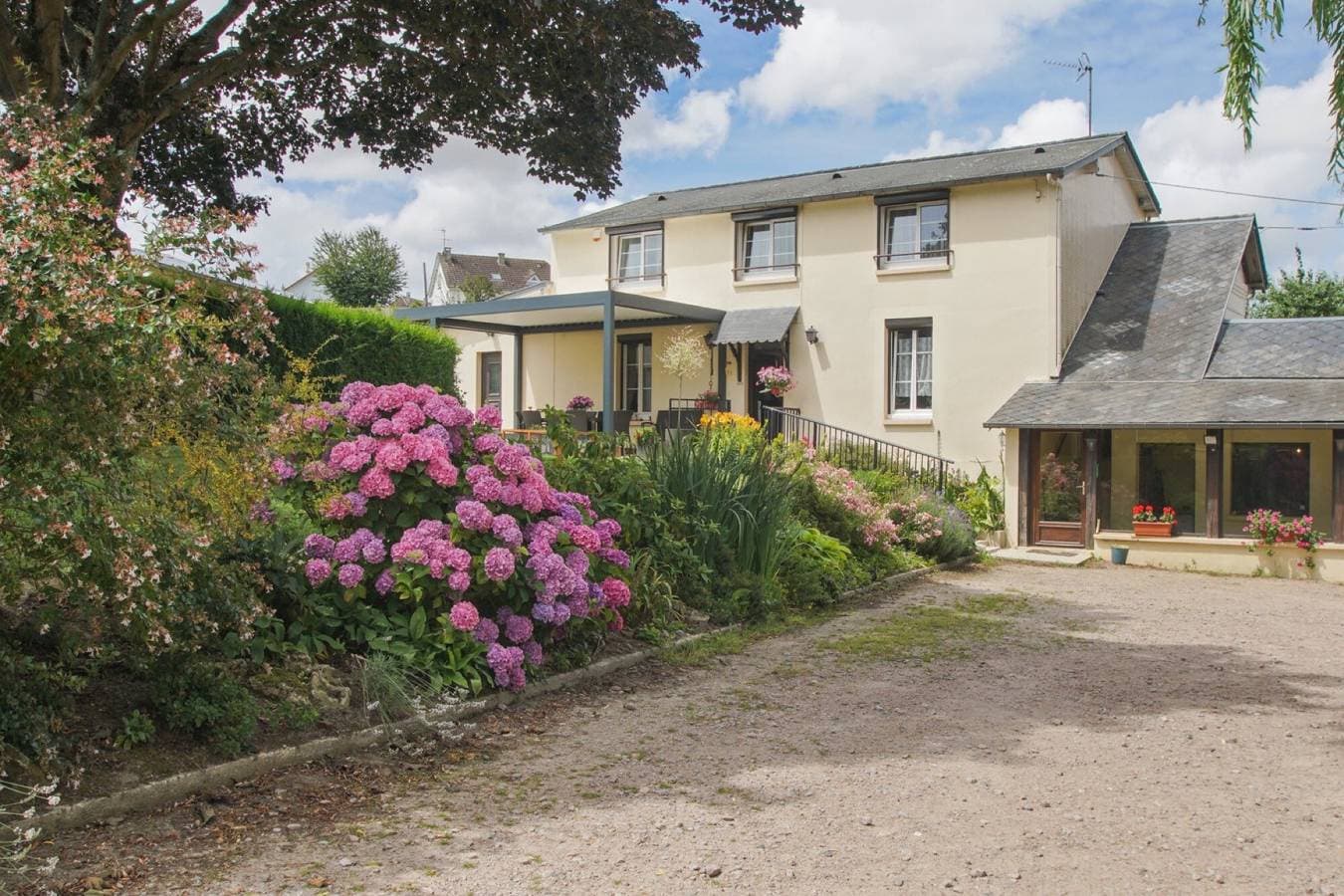 Foto 6 von 10: Gîte 'Gite Paysan Lecarpentier' mit Gemeinschaftsgarten und WLAN