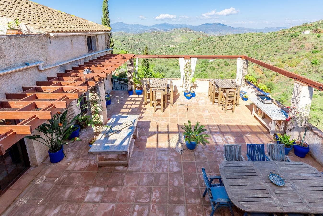 Foto 8 von 31: Ferienwohnung "Finca Las Nuevas Casa Maria Arriba" mit Bergblick, Pool, WLAN, Terrasse & Garten