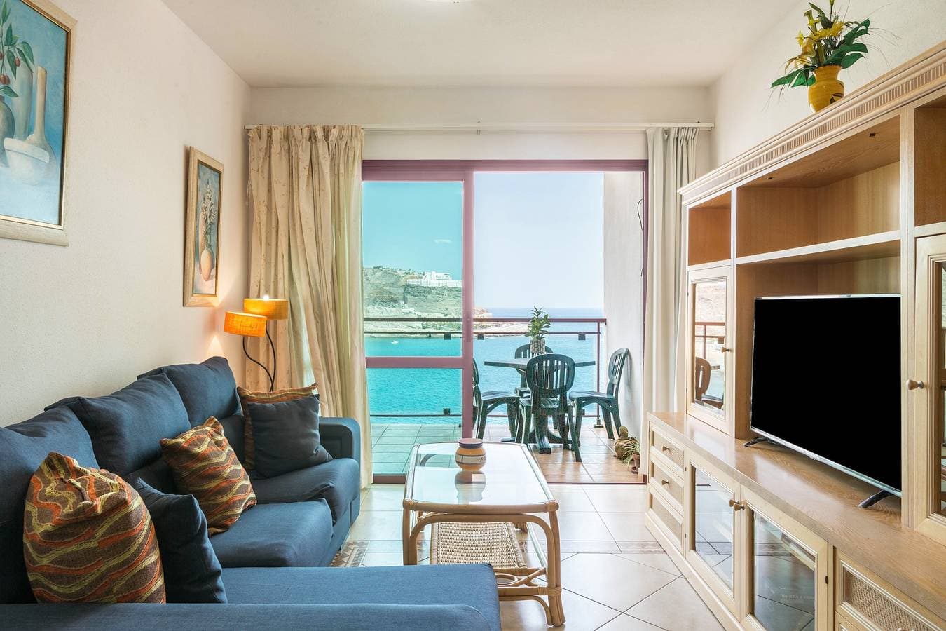 Foto 10 von 26: Ferienwohnung Su Eminencia nahe am Strand mit Meerblick und Gemeinschaftspool