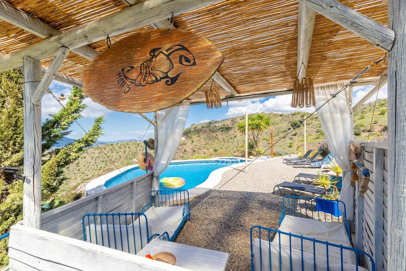 Foto 4 von 31: Ferienwohnung "Finca Las Nuevas Casa Maria Arriba" mit Bergblick, Pool, WLAN, Terrasse & Garten