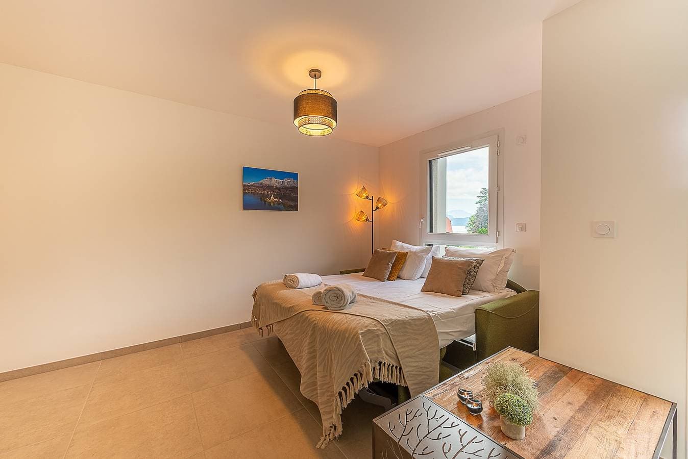Foto 12 von 22: Ferienwohnung für 4 Personen mit Seeblick