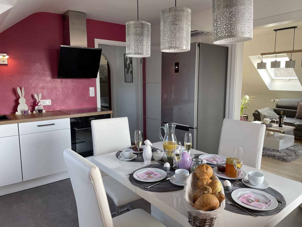 Foto 11 von 43: Ferienwohnung mit Tischfußball und Sonnenliegen