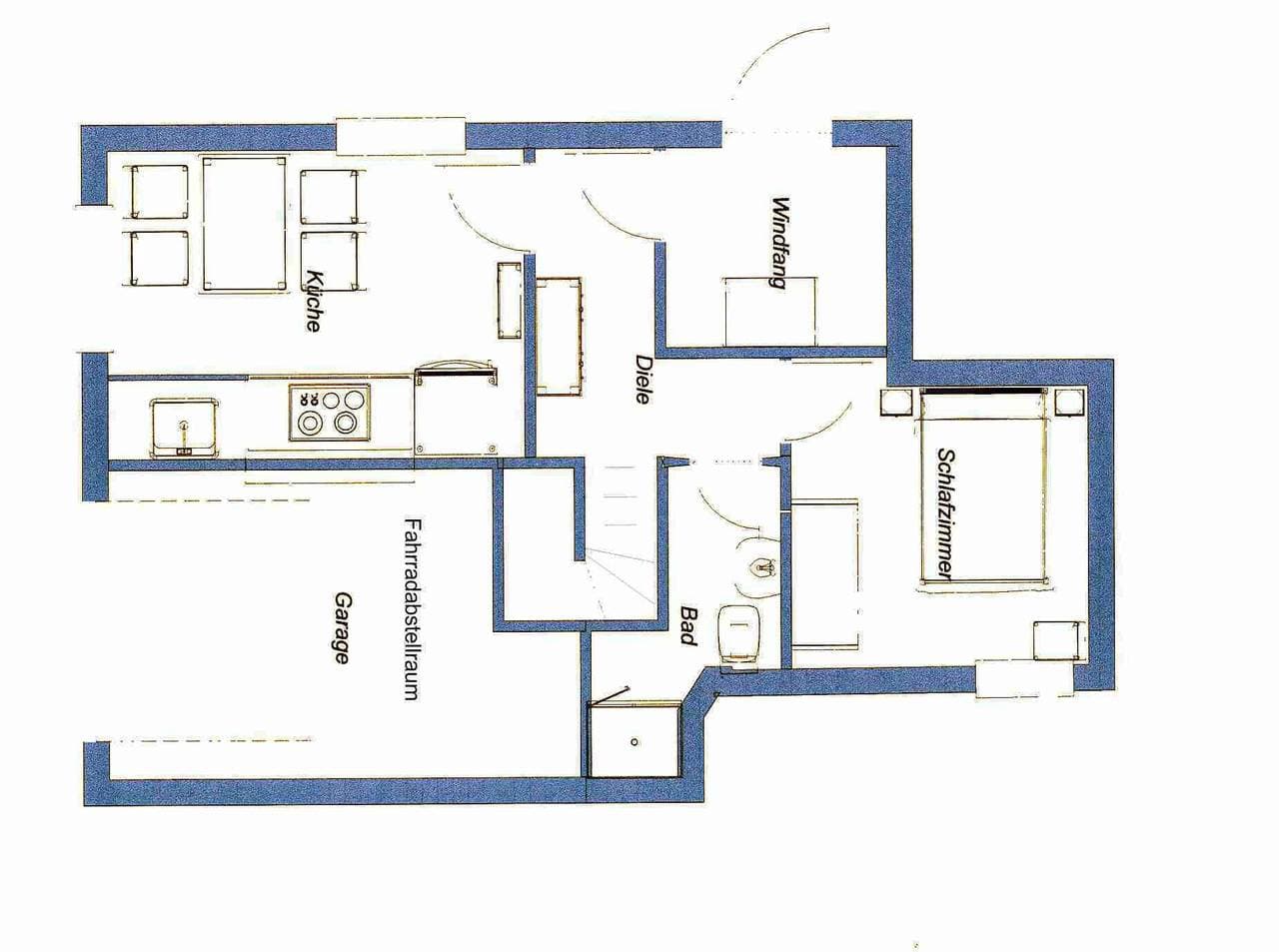 Foto 12 von 12: Ferienwohnung 'Dahlie' mit Balkon und WLAN