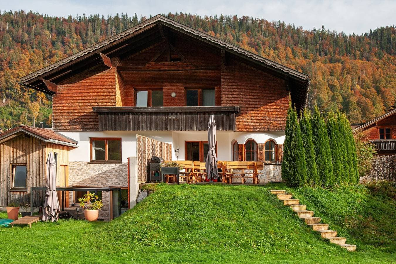 Foto 2 von 37: Ferienhaus "Villa Kanisblick" mit Bergblick, Garten & WLAN