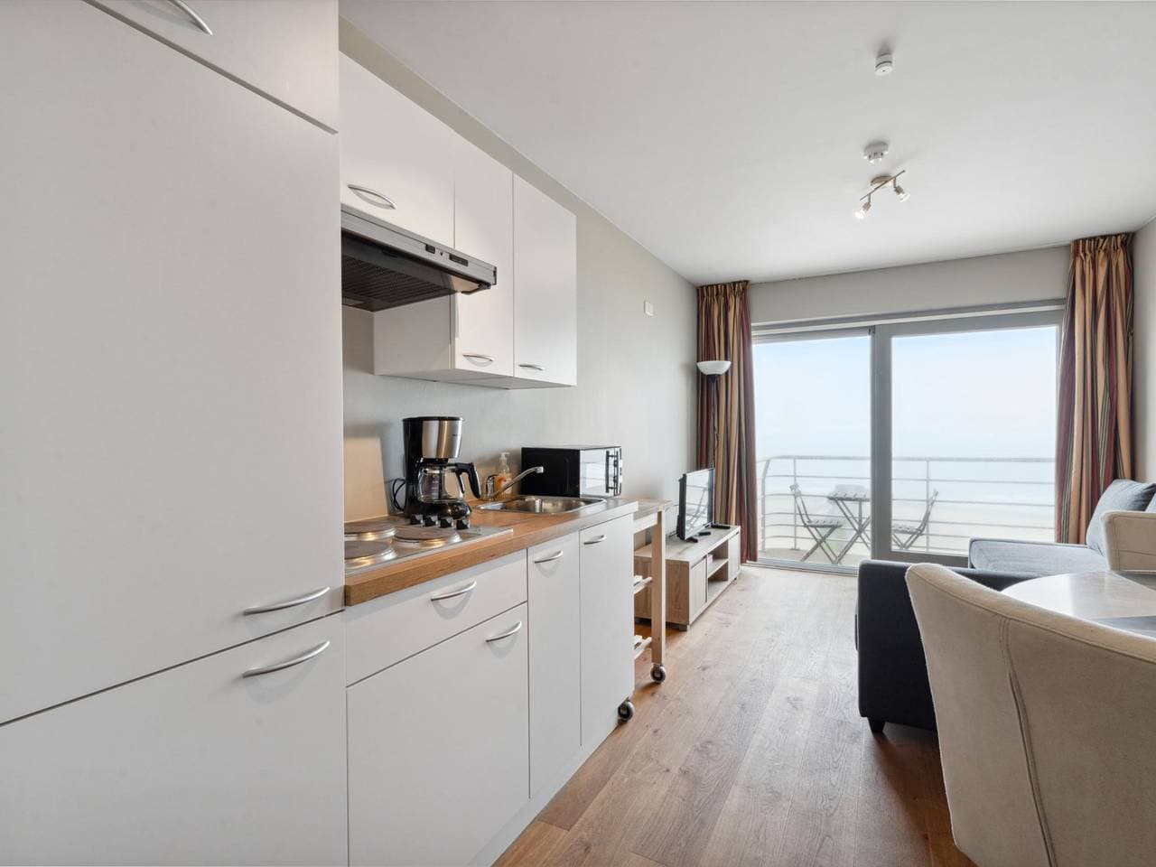 Foto 8 von 15: Gemütliches Studio mit Meer- und Strandblick
