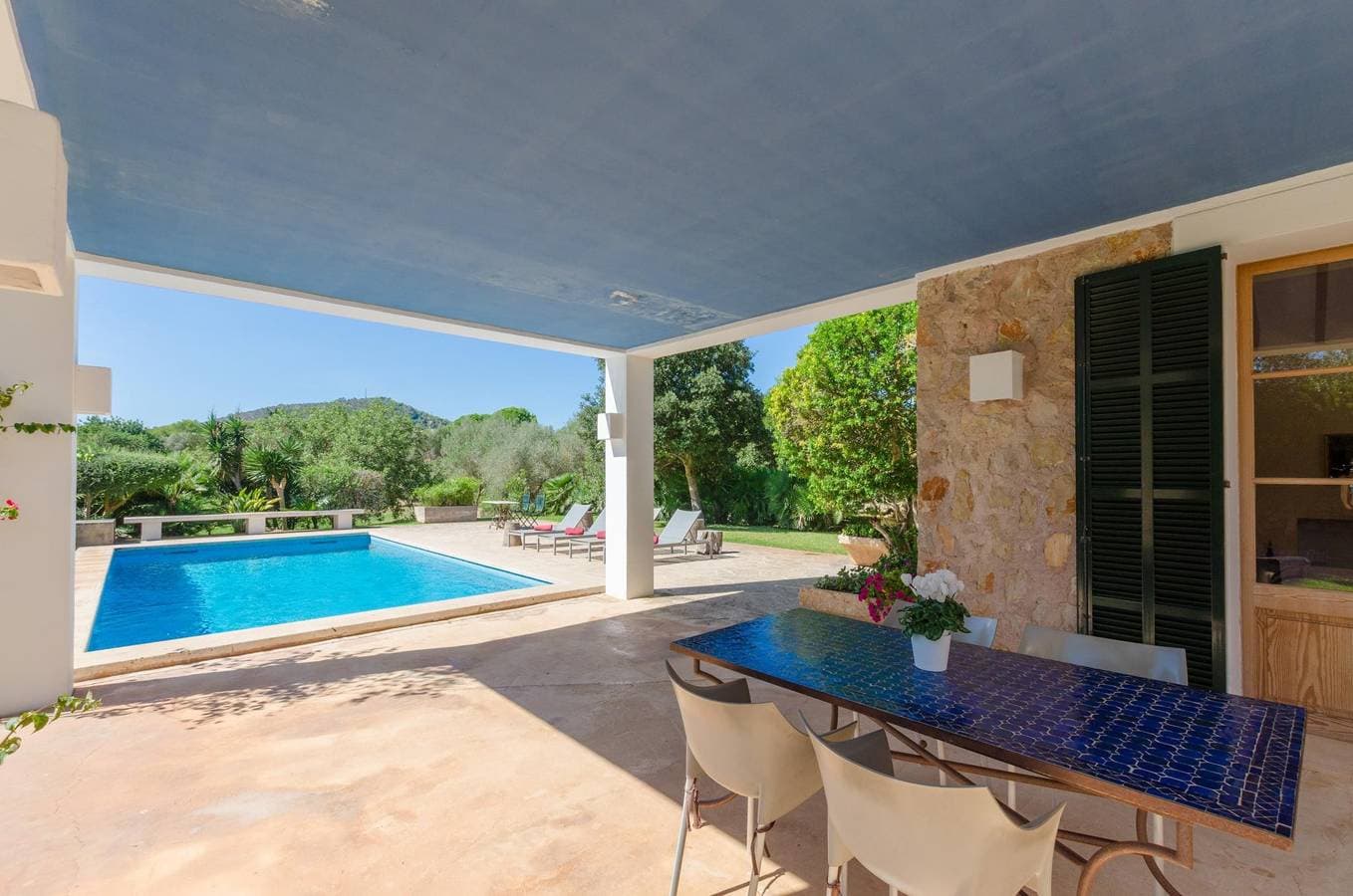 Foto 7 von 44: Sa Plana - Ferienhaus mit privaten Pool in Son Servera. WiFi gratis