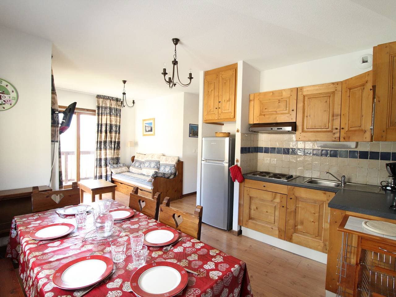 Apartment in Aussois für 6 Personen mit Balkon und Internet 1