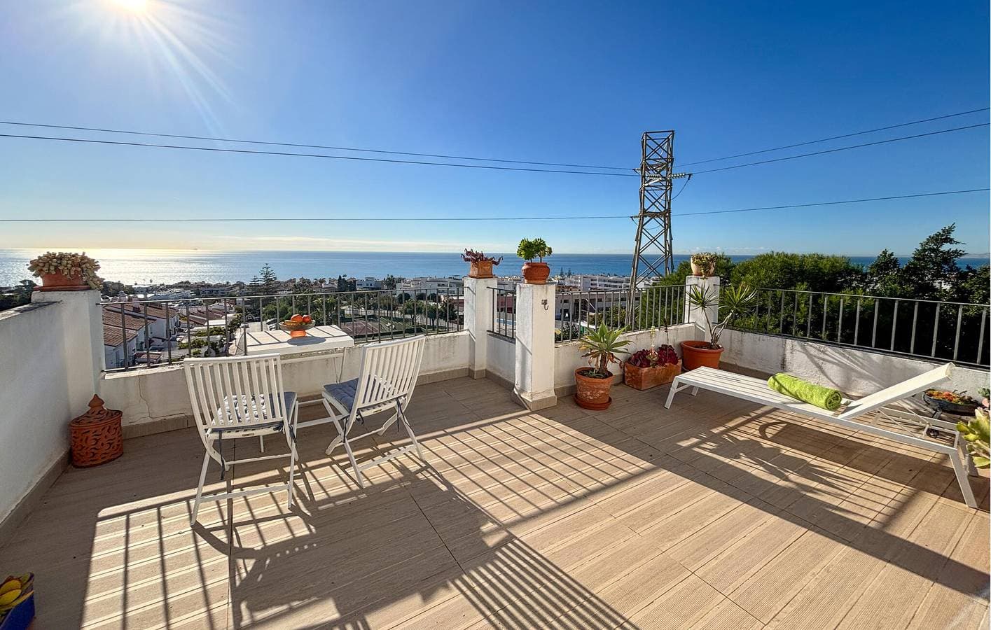 Meerblick-Apartment mit Pool & Terrasse, Garage - 800m bis Playa Los Claros 1