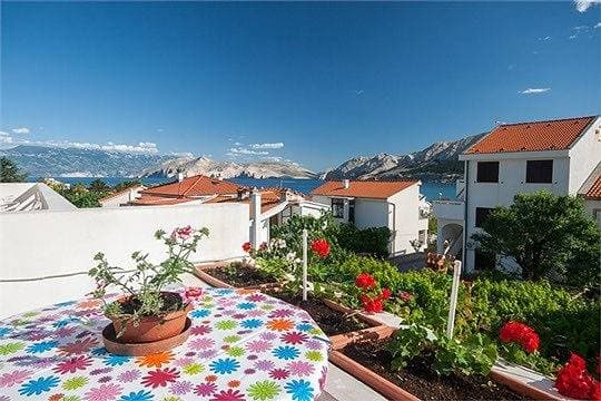 Studio Appartement mit Balkon und Meerblick Baska, Krk As-23742-a 1