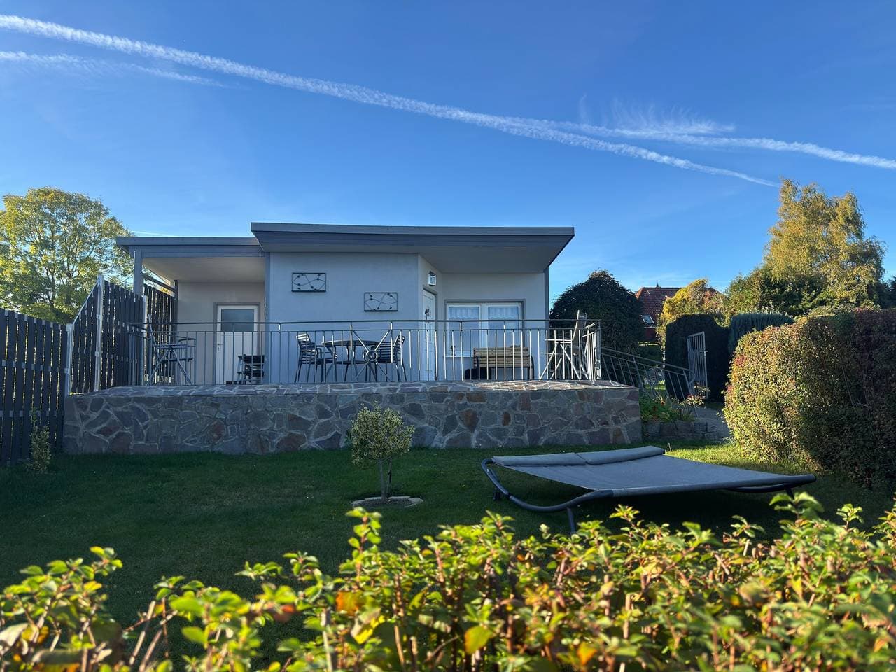 Ferienhaus mit Kamin in Sternberg 1