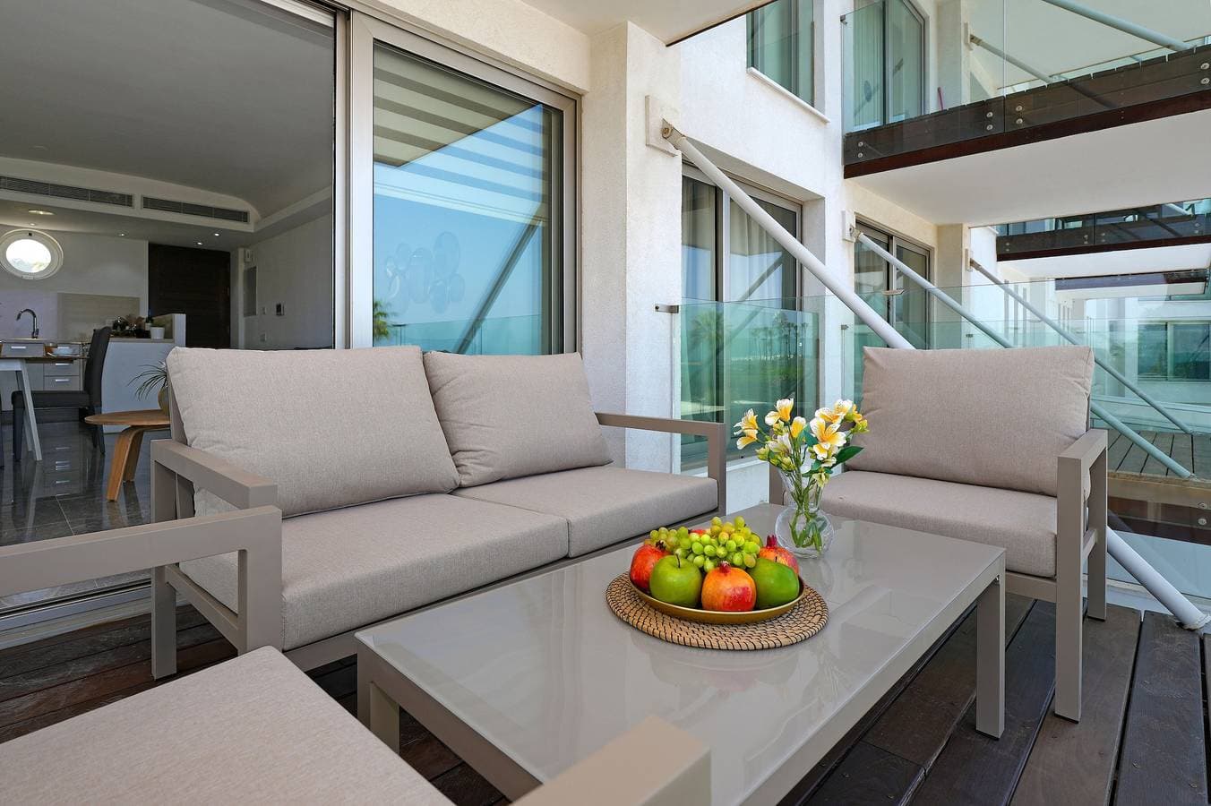 Foto 6 von 23: Ferienwohnung für 4 Personen mit Balkon