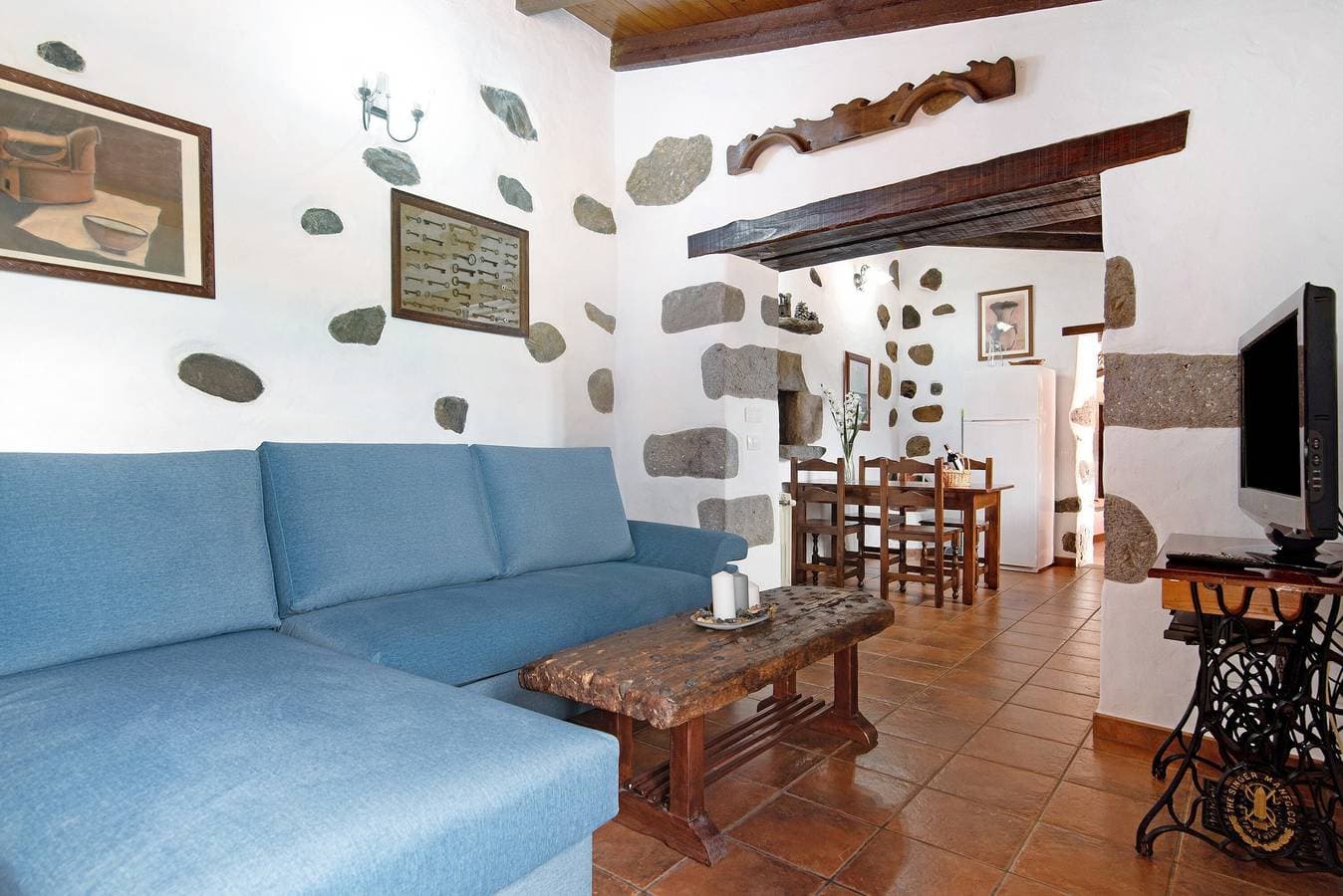 Foto 5 von 28: Landhaus Casa Rural Tinamar mit Bergblick, Pool, WLAN und Garten
