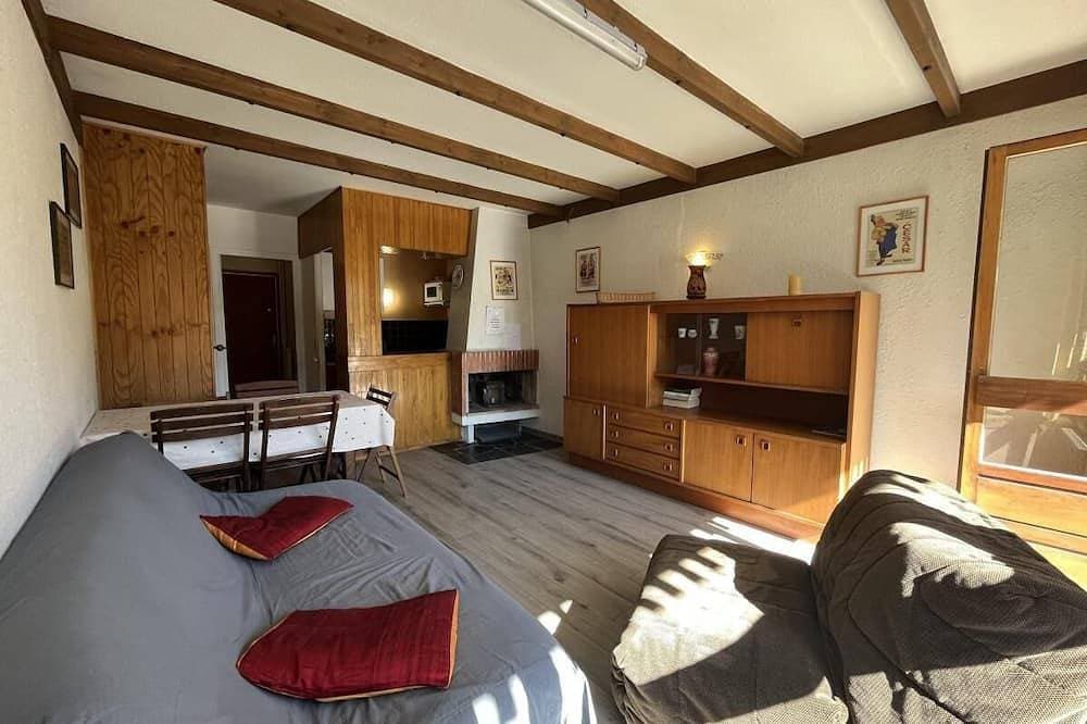 Foto 13 von 17: Erdgeschoss, balkon, fernseher, 30m², Pra Loup