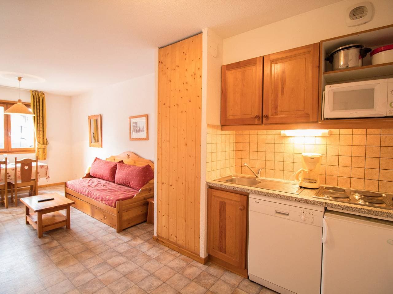 Foto 3 von 12: Gemütliche Wohnung mit Parkplatz, für 4 Pers., in der Nähe von Shuttles in Aussois
