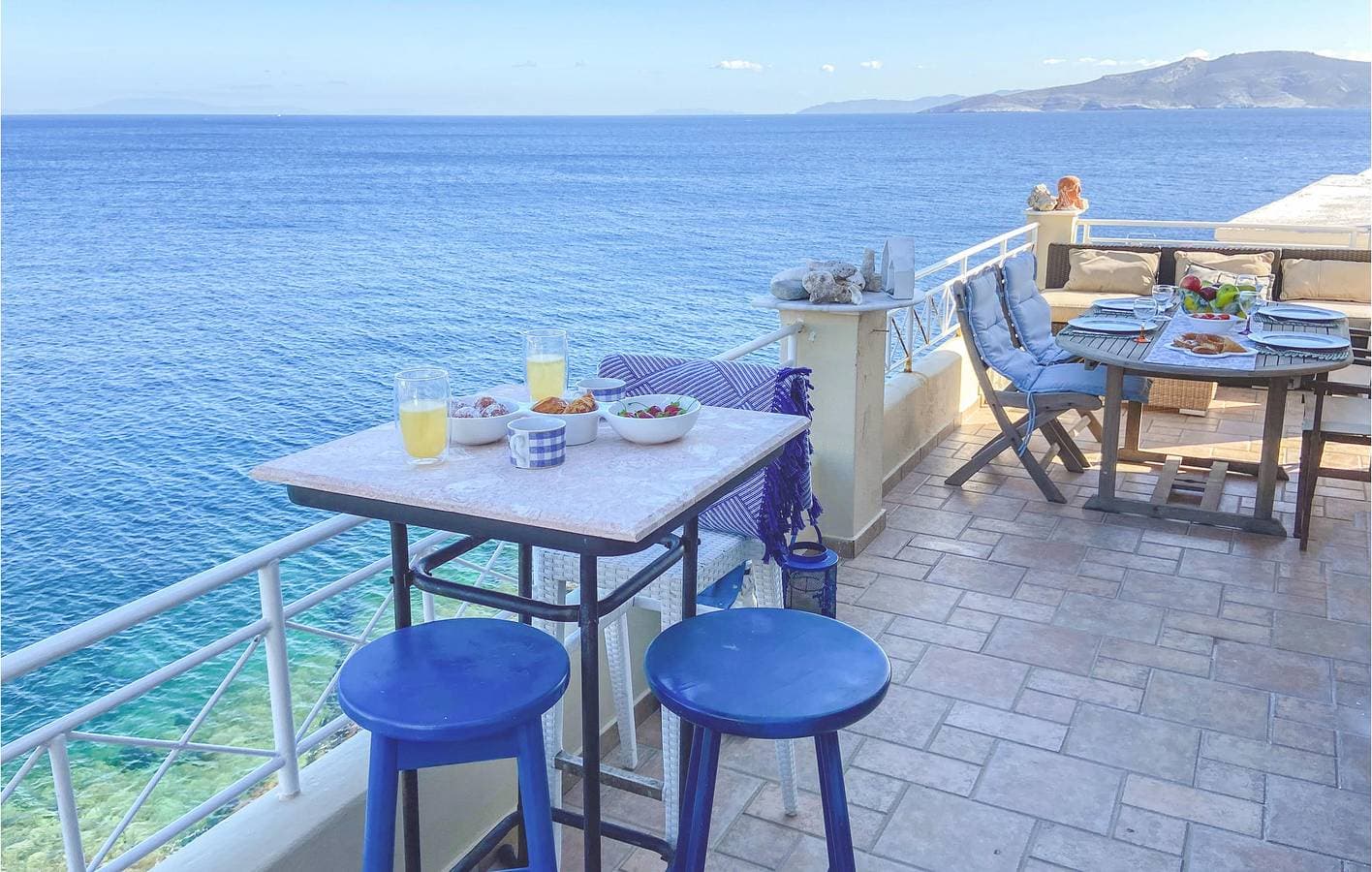 Foto 6 von 24: Strandhaus mit Terrasse und Klimaanlage, 600 m vom Strand Καλοπήγαδο entfernt