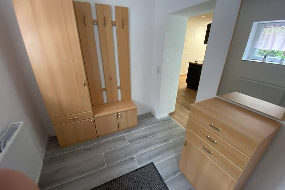 Foto 13 von 14: Ferienhaus Oberharzruhe - Souterrain \"Fuchsbau\" für 2 P. überdachter Terrasse