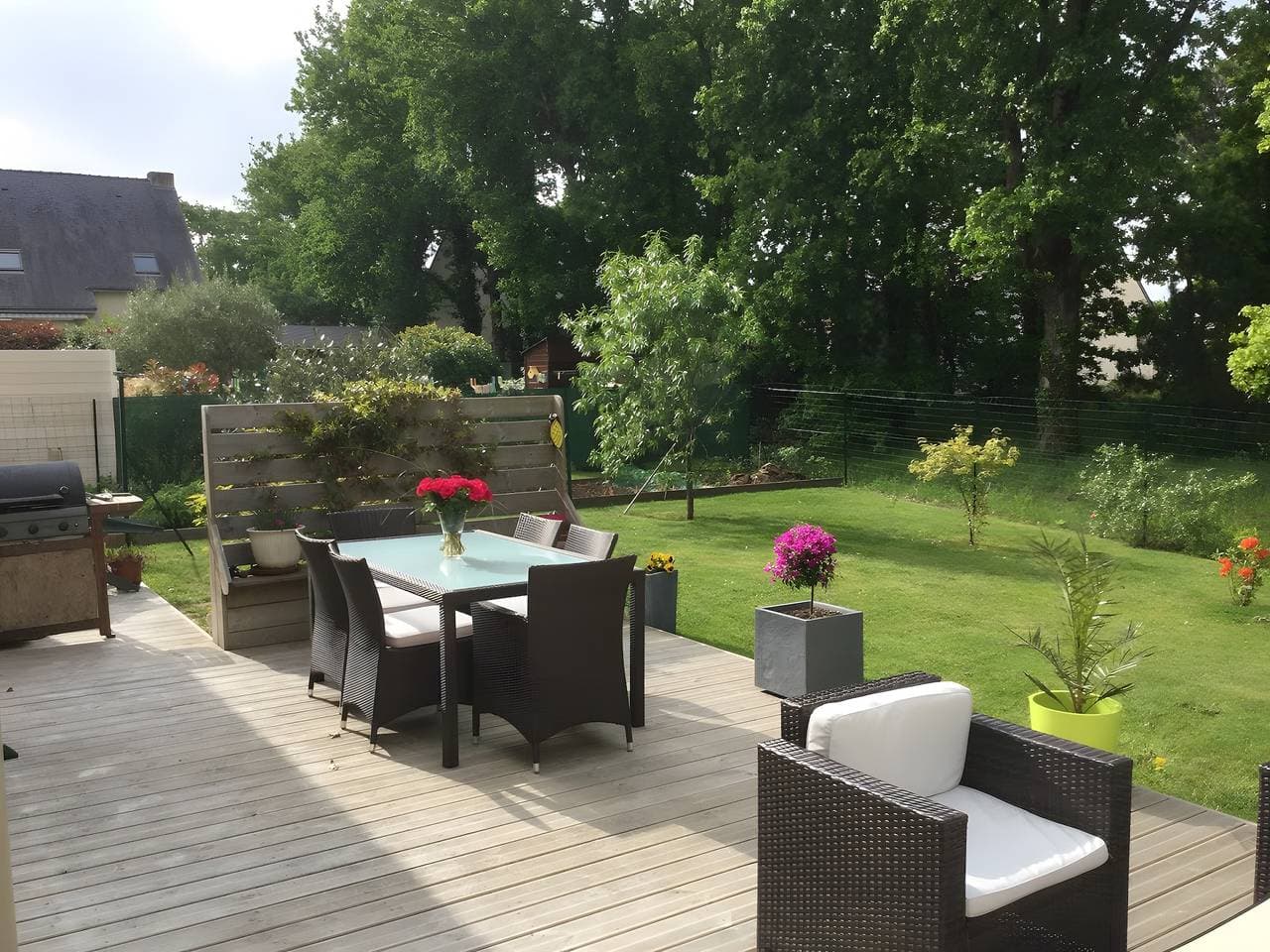Foto 2 von 26: Bed & Breakfast 'Les Boubous - Lulu' mit Gemeinschaftsterrasse, Garten & WLAN