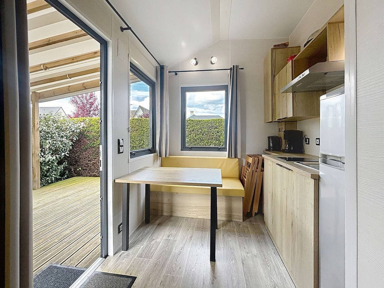 Foto 9 von 16: Aufenthalt in Tiny House in Jullouville, mit Pool und Parkplatz