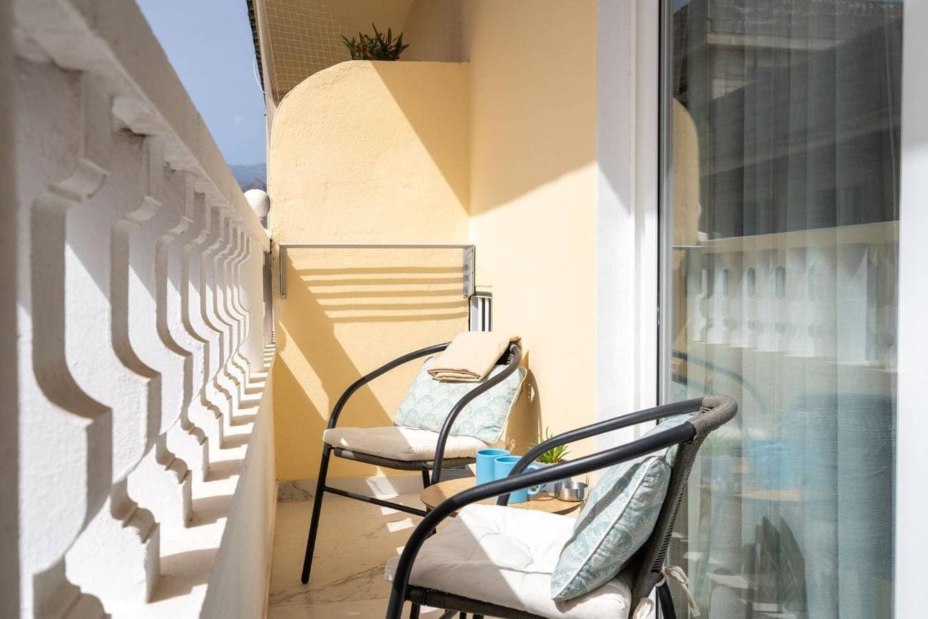 Foto 5 von 39: Ferienstudio 'Tu Rincón Con Balcón Puesta De Sol' mit Meerblick, Balkon und WLAN