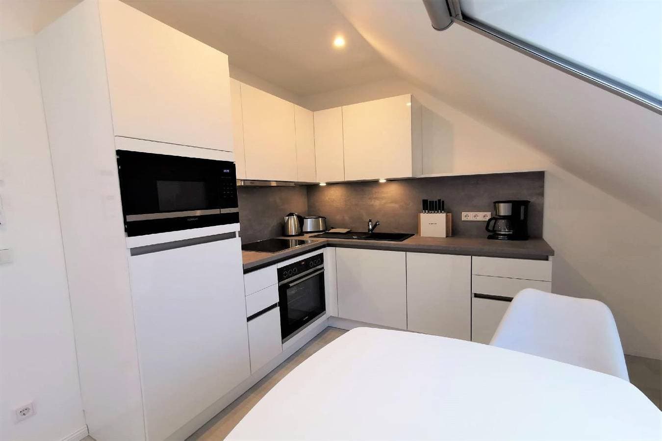 Foto 9 von 21: Ferienwohnung mit Dachterrasse und Meerblick - Haus Inselwind FeWo MEERwasser