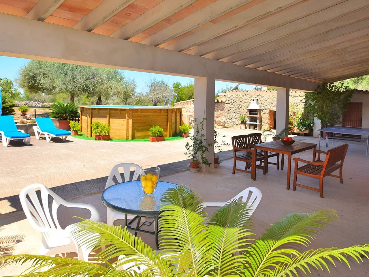 Foto 5 von 27: Schöne Finca in Llubí mit Pool und Wi-Fi, 4 Pers
