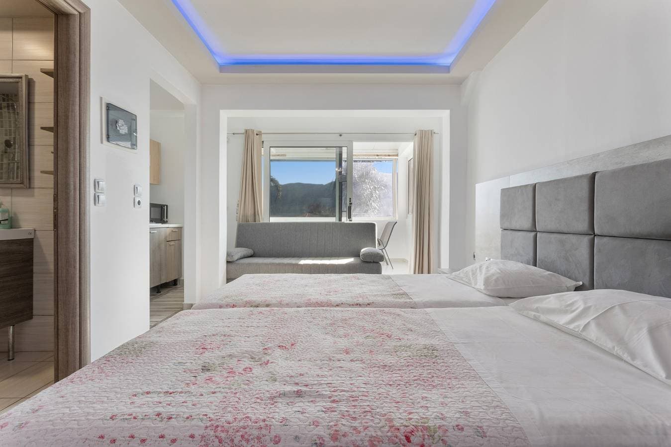 Foto 13 von 29: Einzimmerwohnung "Villa Dionysia S3" in Strandnähe mit Gemeinschaftspool und WLAN