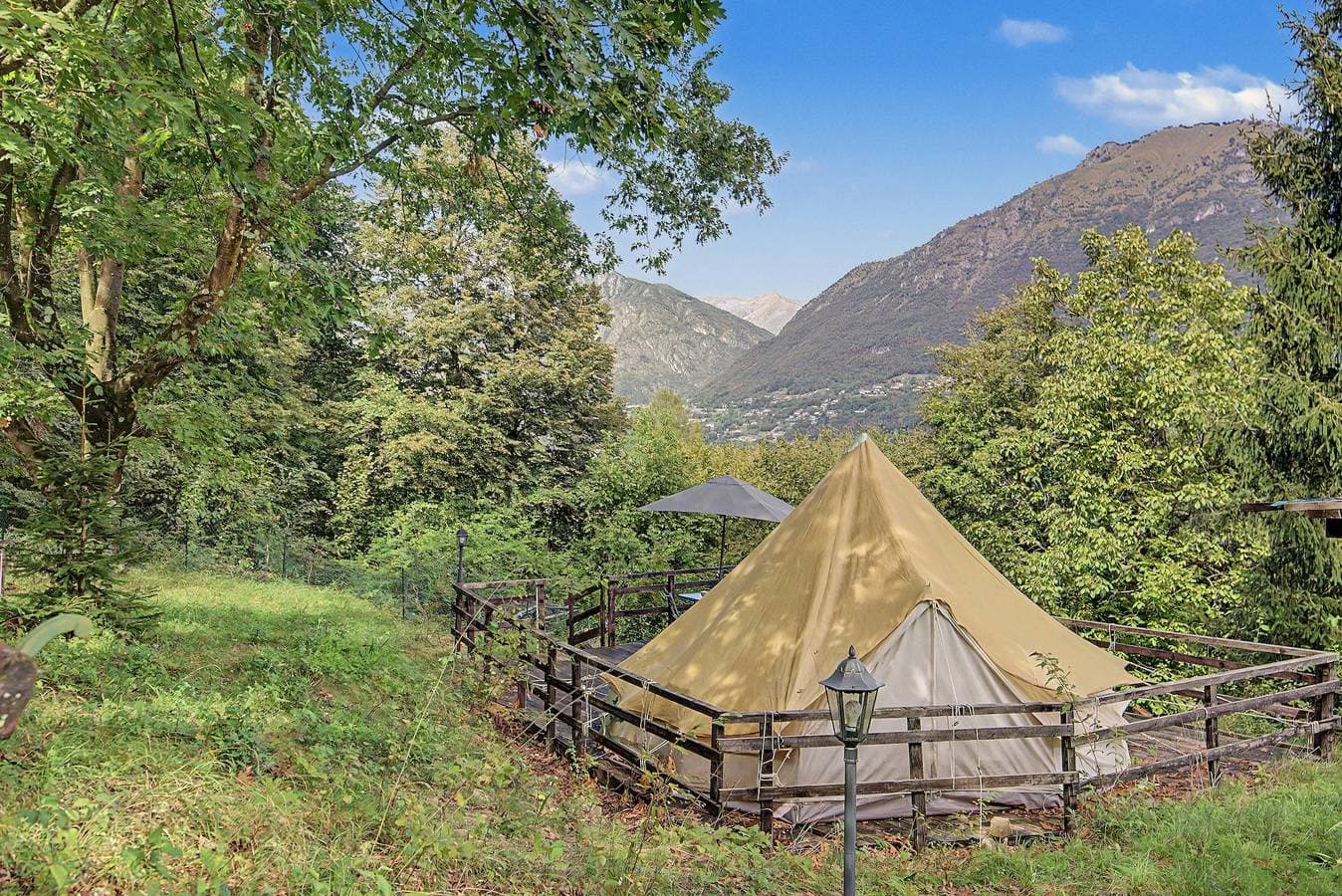 Foto 11 von 21: Glamping C Selva Tenda Quercia mit BBQ, Gemeinschaftspool und WLAN