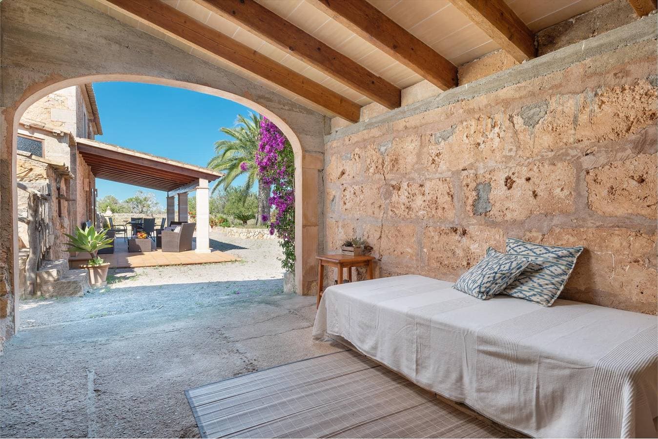 Foto 9 von 47: Can Miquel - Gepflegtes Landhaus mit privatem, erhöhten Pool in der Nähe eines paradiesischen Strandes. WiFi gratis