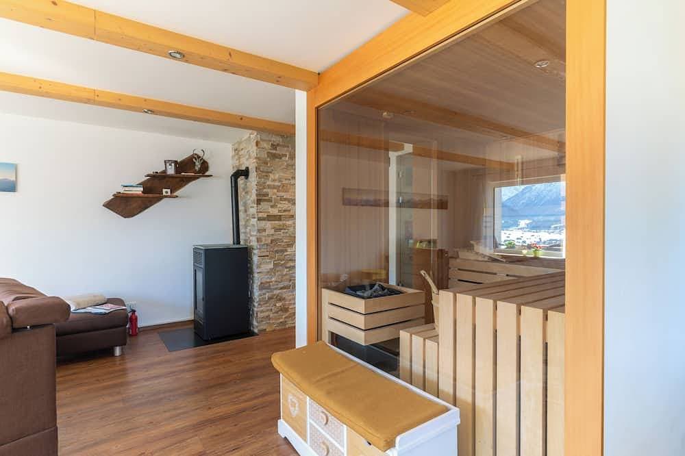 Foto 11 von 21: Panoramablick mit Balkon, große Sauna, Hund erlaubt - Alpenjuwel 2 Oberstdorf