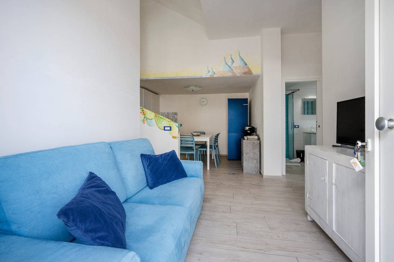 Foto 10 von 20: Ferienwohnung "Gufo Di Mare - Celeste" mit Meerblick und privater Terrasse