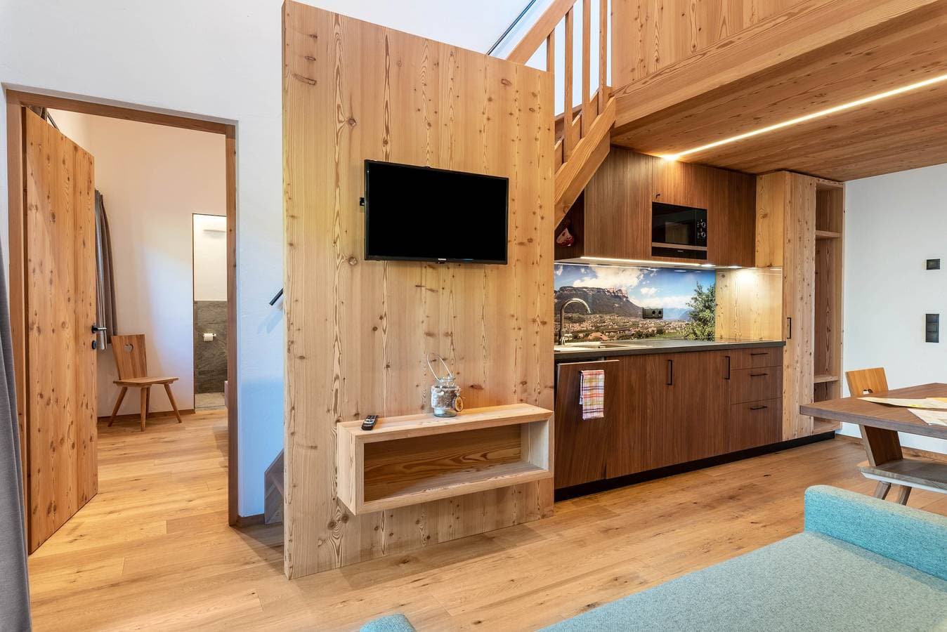 Foto 7 von 29: Ferienwohnung "Guntschöllerhof Mendelkamm" mit Bergblick, WLAN, Balkon und Garten