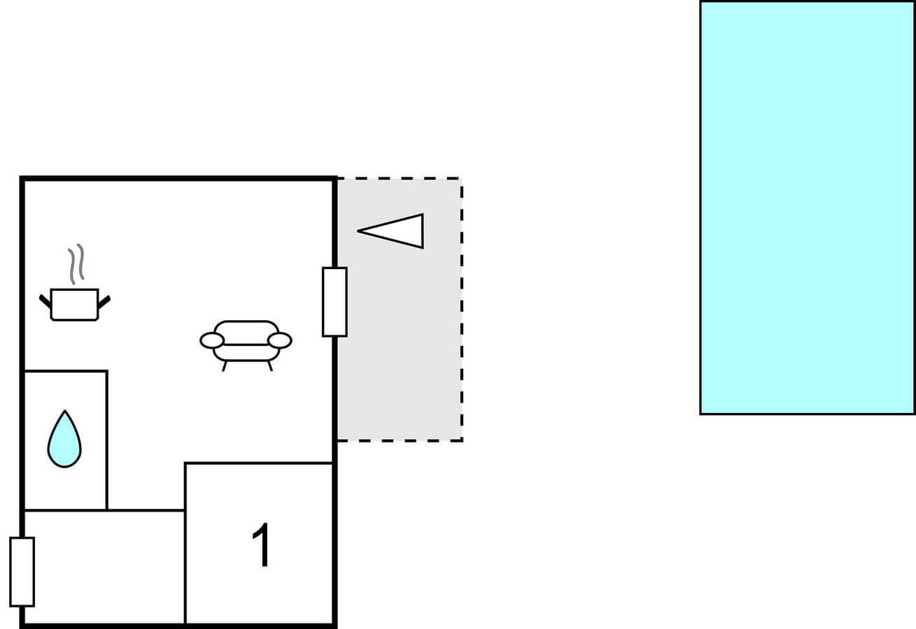 Foto 11 von 11: Apartment mit Meerblick, Pool und Parkplatz