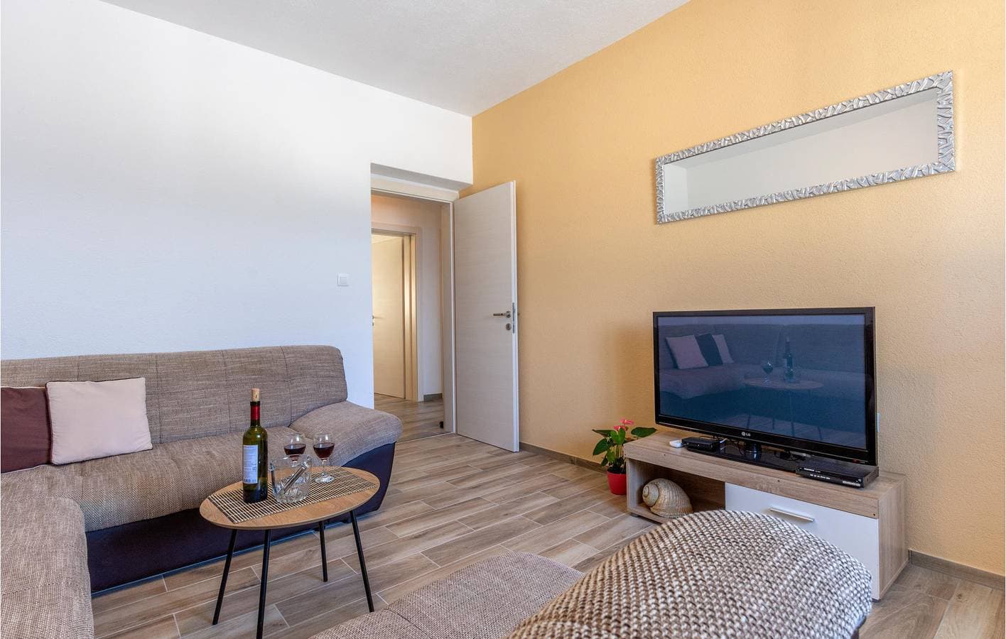 Foto 5 von 25: Gemütliche Ferienwohnung, 1 km vom Strand entfernt, mit Terrasse und WLAN
