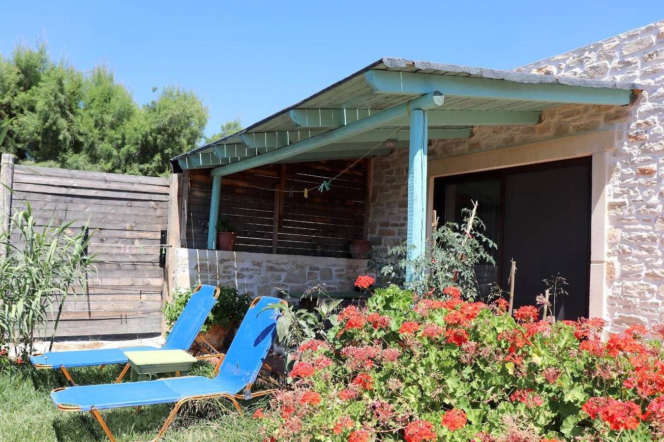 Panoramablick aufs Meer, fußläufig zum Strand, Wifi  - Ferienhaus Triopetra, Kreta 1