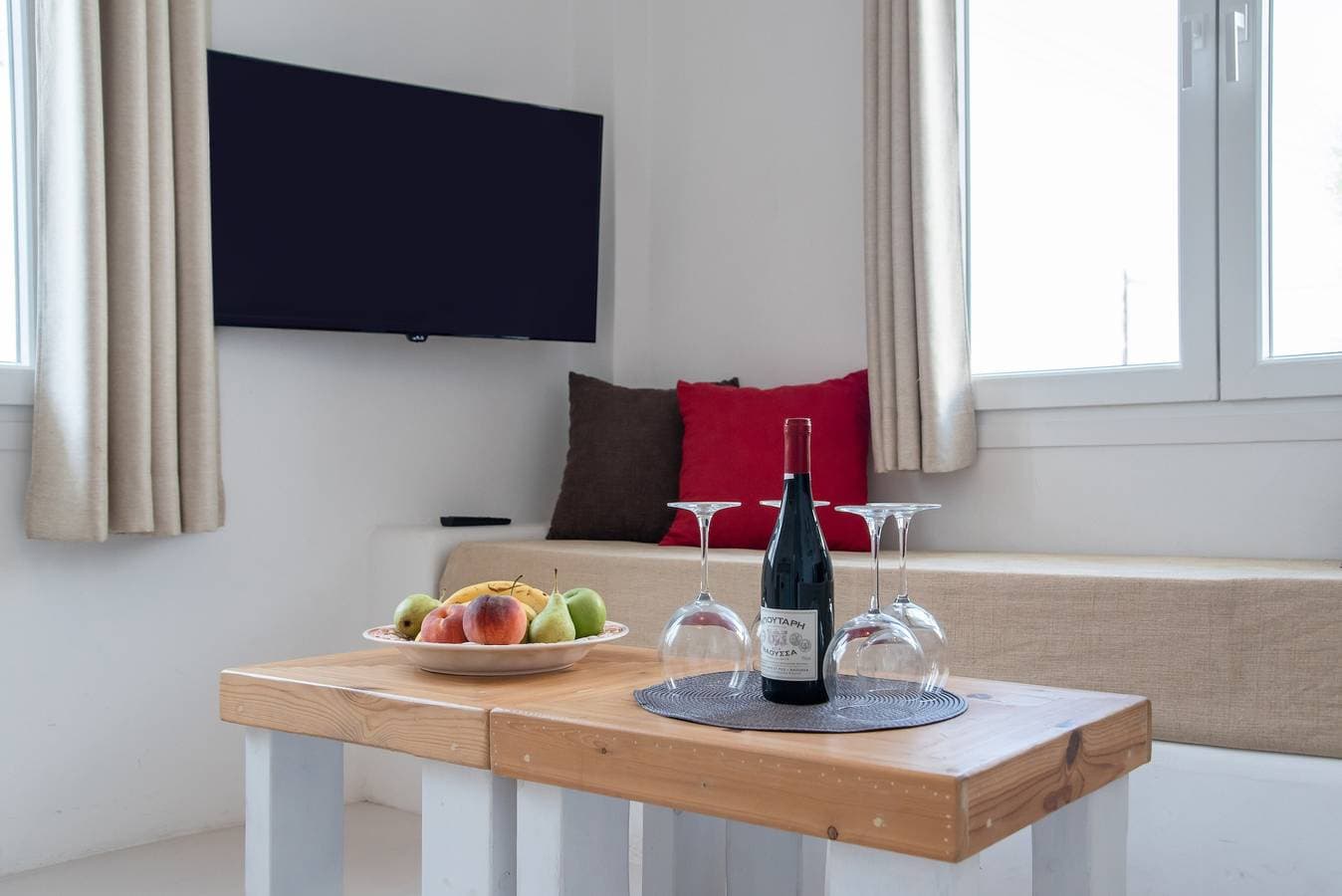 Foto 2 von 21: Einzimmerapartment 'Helmos Family' mit WLAN und Klimaanlage