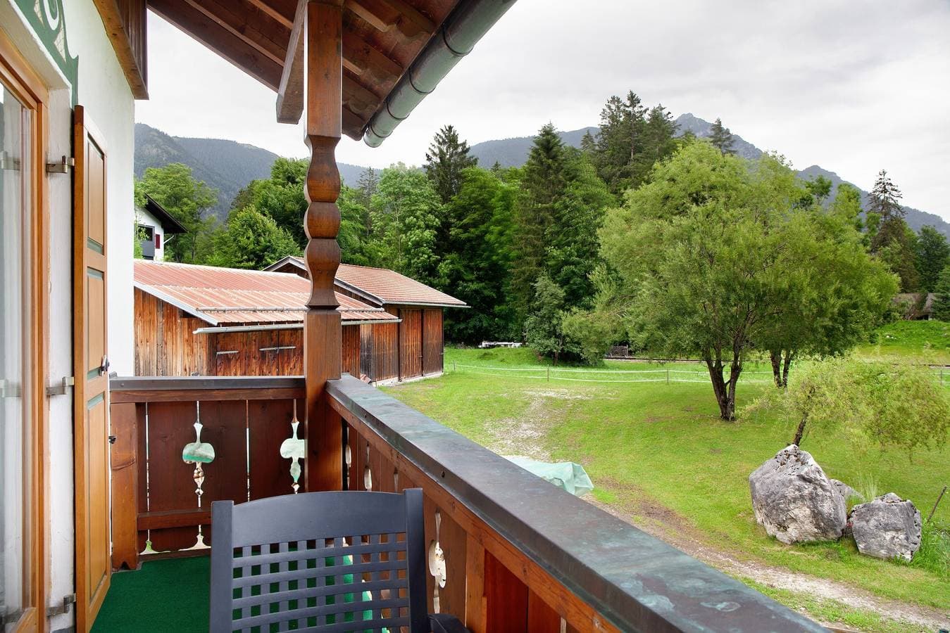 Foto 9 von 21: Ferienwohnung Zugspitze mit Bergblick, Balkon und WLAN