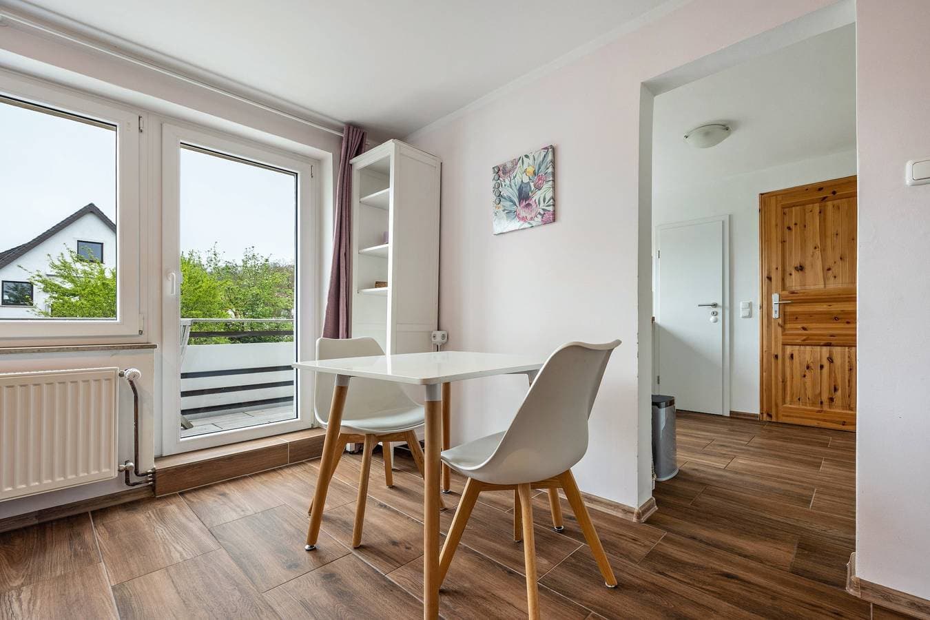 Foto 13 von 25: Einzimmerapartment 'Ruhiges Apartment' mit Balkon und Wi-Fi