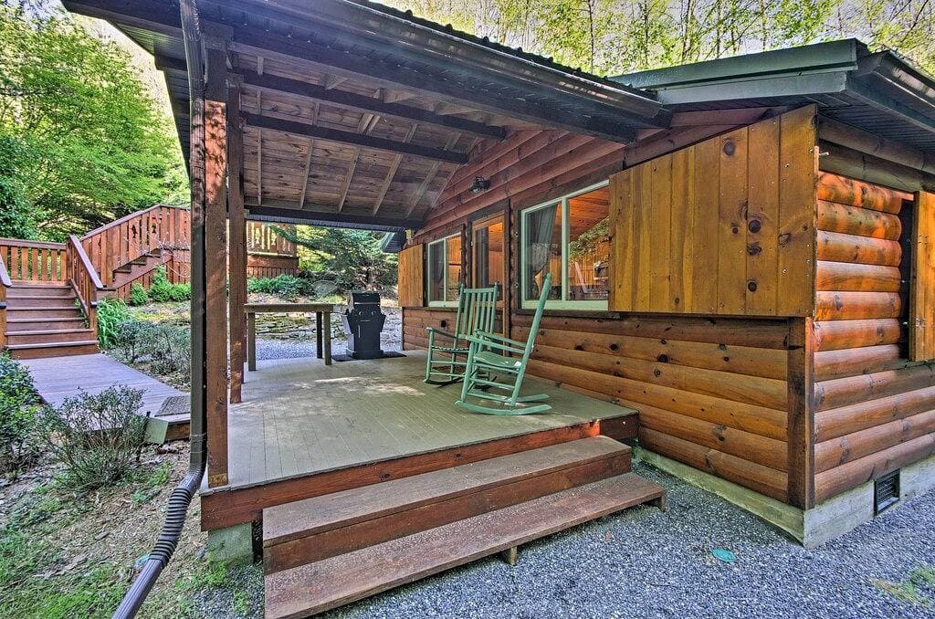 Foto 13 von 25: Bryson City Cabin mit Feuerstelle am Coopers Creek!