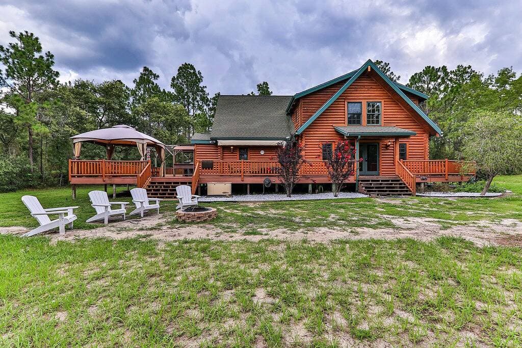 Foto 3 von 32: *Booking Summer* Nature Cabin & Bunkroom-Hot Tub, Grill, Fire Pit