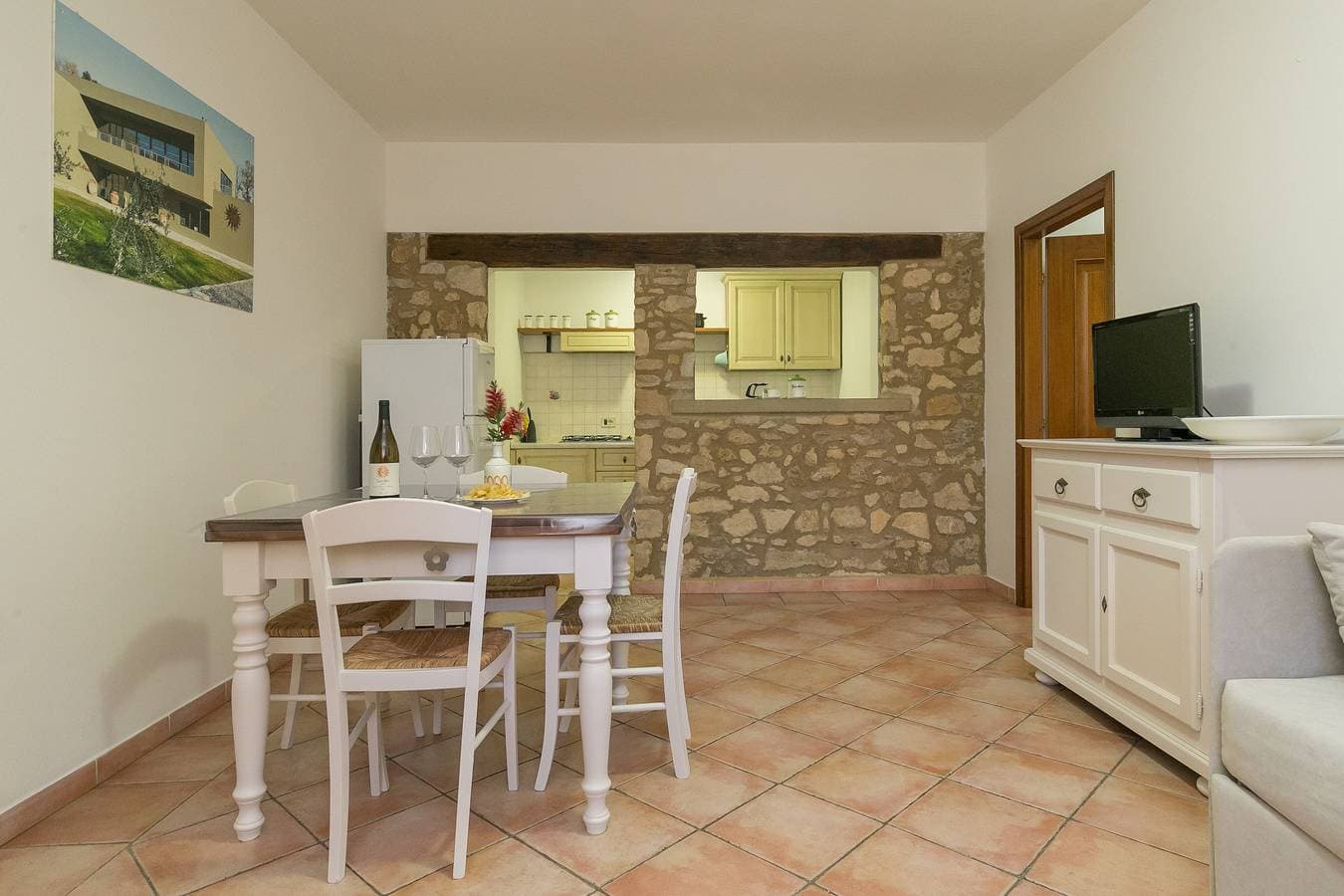 Foto 8 von 29: Apartment 'Podere Nuti – 4 Lauro' mit eigenem Pavillon, Gemeinschaftspool und Garten