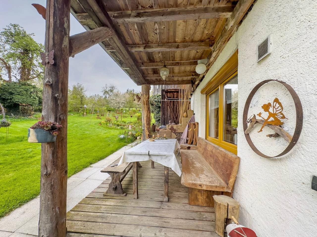 Foto 4 von 39: Ferienwohnung 'Schneckenhaus' mit Gemeinschaftsgarten, Balkon und WLAN