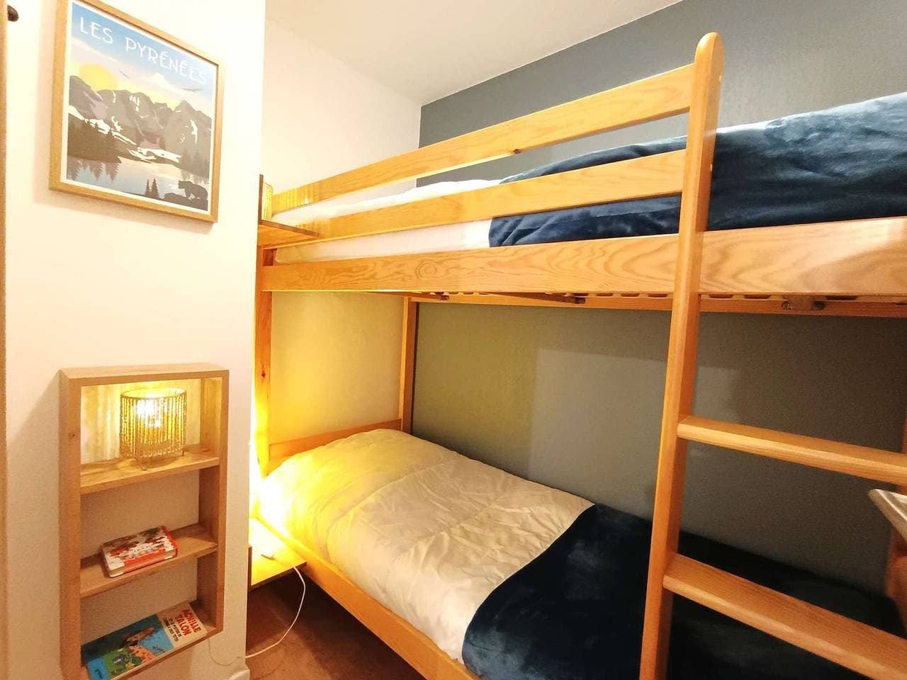 Foto 12 von 16: T2 Kabine für 4 Pers, Balkon, Parkplatz – Saint-Lary-Soulan