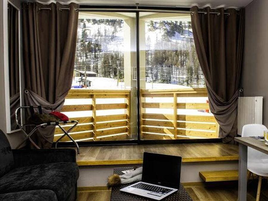 Foto 5 von 22: Sowell - Résidence New Chastillon - Isola 2000 - Studio 2 personen - St2N ohne Balkon