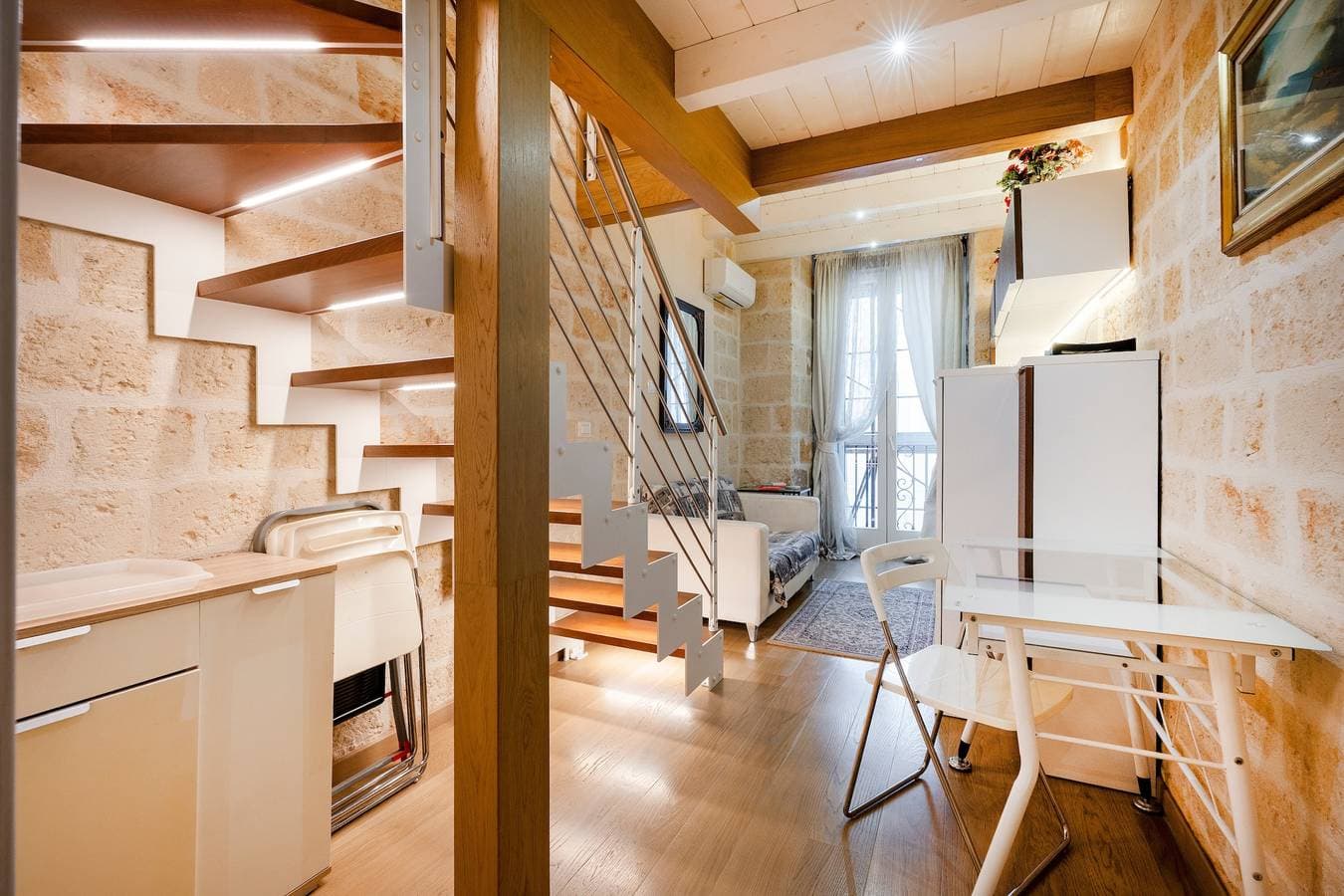 Foto 10 von 21: Apartment 'Rosato 31-loft Meerblick' mit Meerblick, WLAN und Klimaanlage