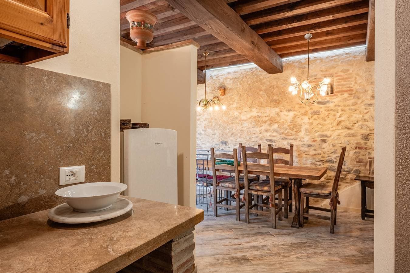 Foto 8 von 25: Ferienhaus 'La Capanna Di Arturo Erdgeschoss' mit Bergblick, WLAN & Klimaanlage