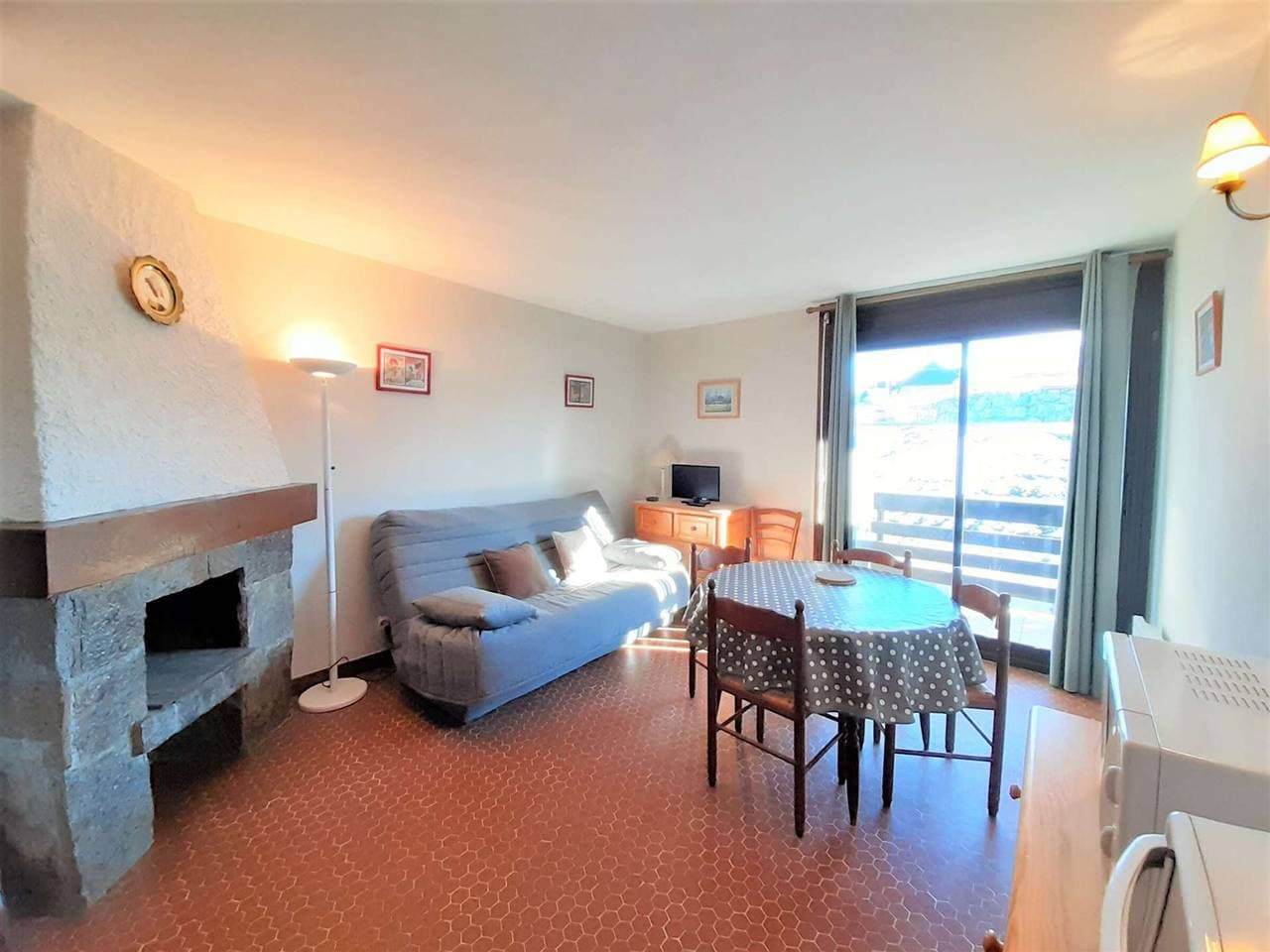 Gemütliches Studio für 4, Balkon, ausgestattete Küchenzeile, Pla D'Adet 1
