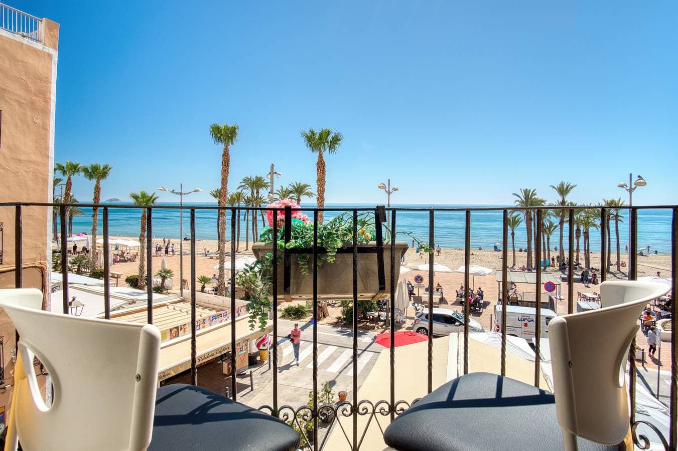 Foto 5 von 22: Apartment 'Casa amarilla del mar, 2. Etage' mit Meerblick, WLAN und Klimaanlage