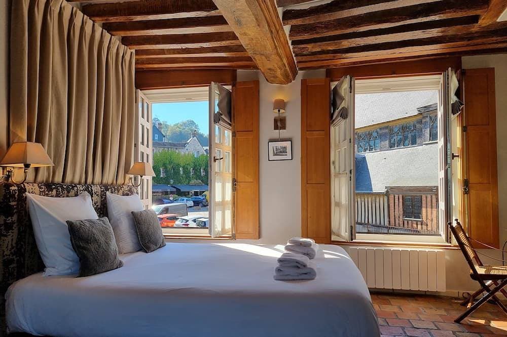 Houdaille 1 - Helle Suite mit Blick auf den Hafen von Honfleur 1