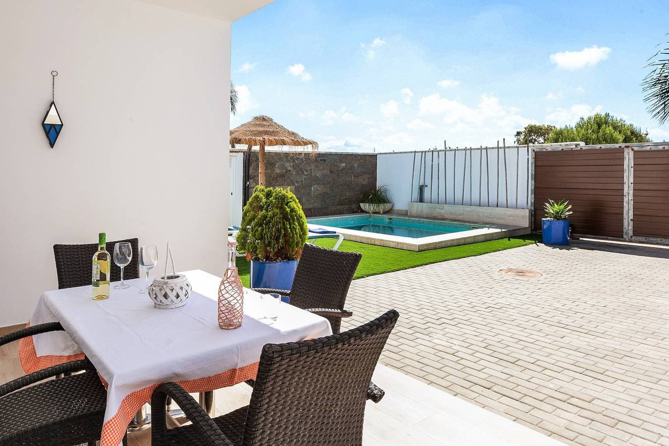 Foto 4 von 27: Ferienhaus 'Casa Orilla Sur A' in Strandnähe mit Pool und WLAN