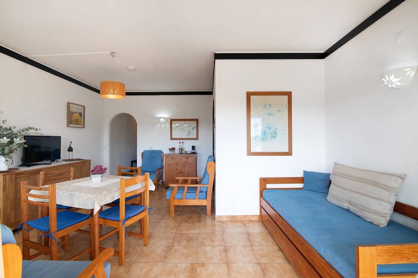 Foto 5 von 23: Ferienwohnung 'T1 Em Vilamoura - Parque Mourabel' mit Gemeinschaftspool, Gemeinschaftsgarten und WLAN
